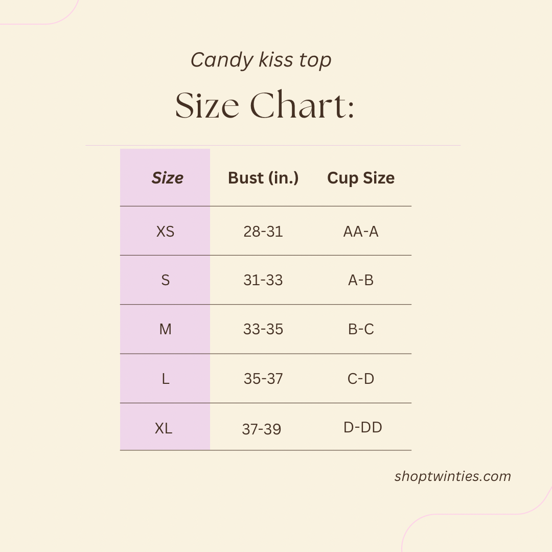 Candy Kiss Bikini Top