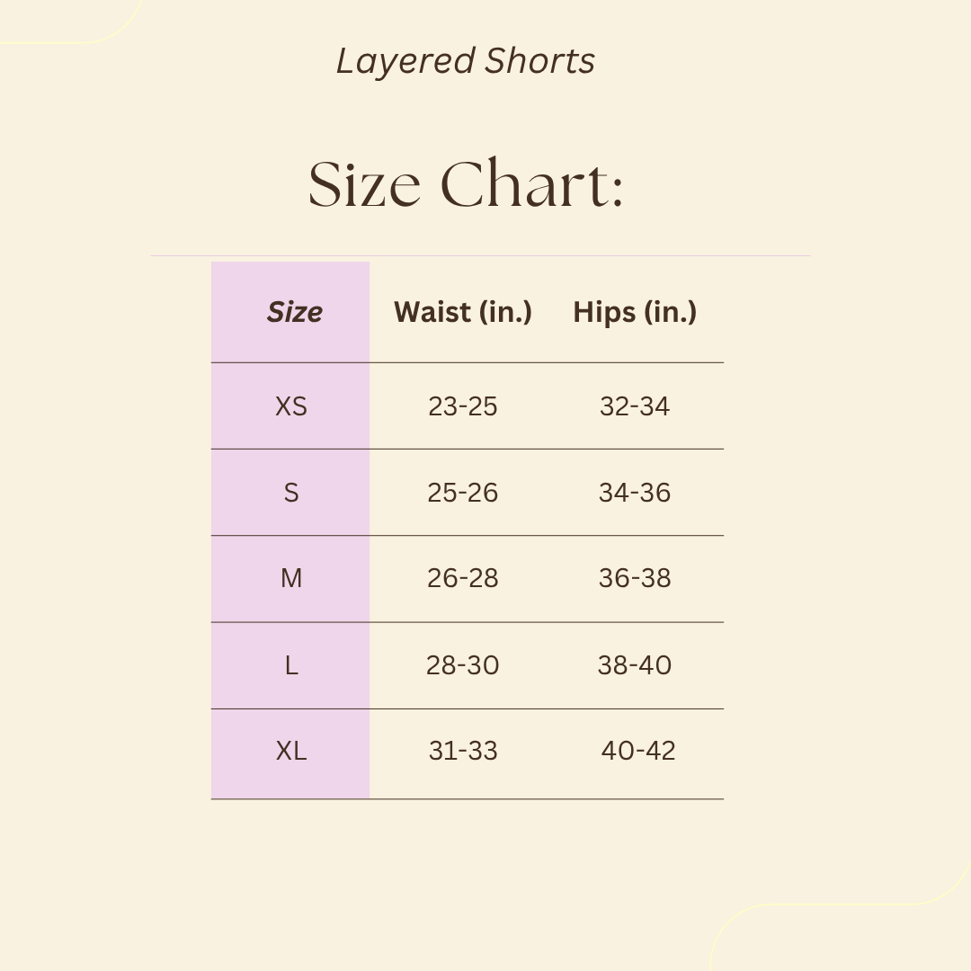Strawberry Lemonade layered shorts