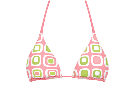 Strawberry Matcha Bikini Top