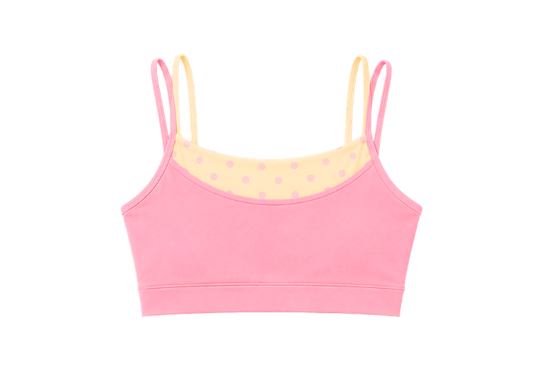 Strawberry Lemonade layered bra