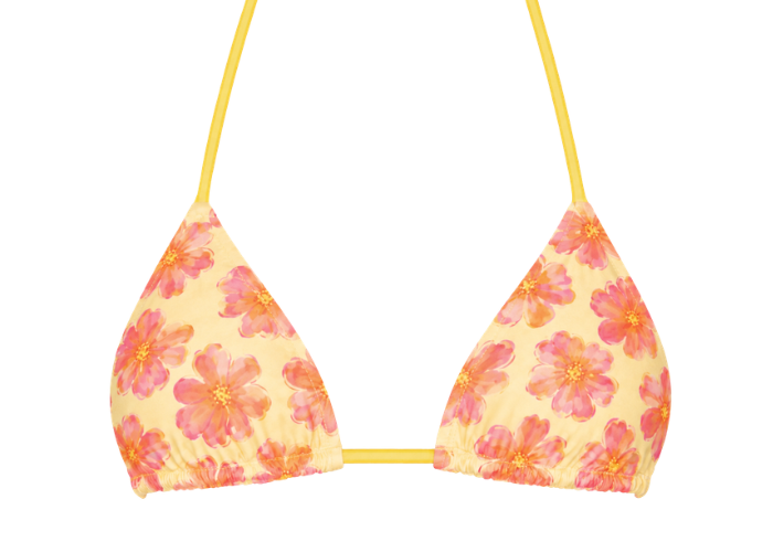 Apricot Bloom Triangle Top