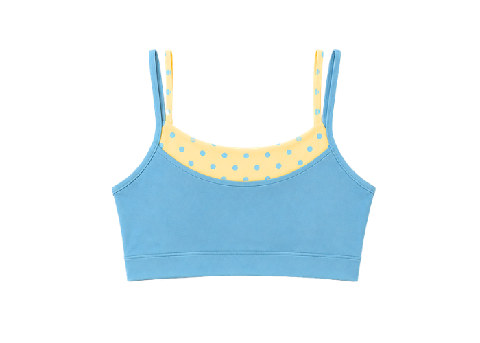 Blueberry Lemonade layered bra