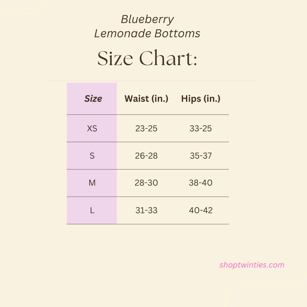 Blueberry Lemonade Bikini Bottom