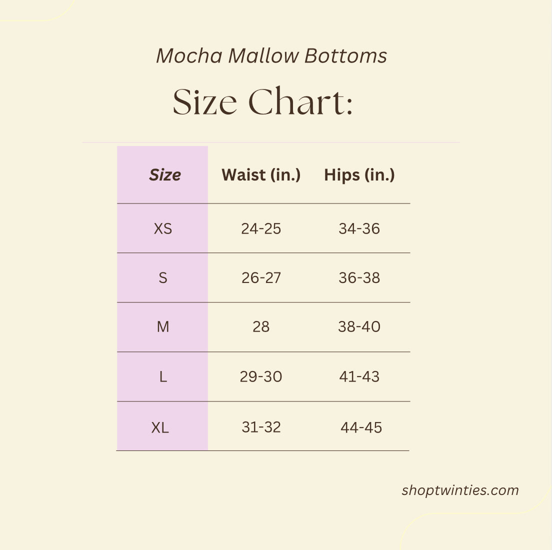 Mocha Mallow Bikini Bottoms