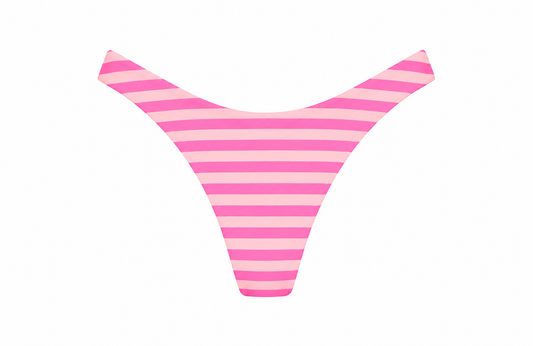 Aperol Stripe Bikini Bottoms