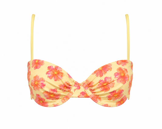 Apricot Bloom Underwire Top