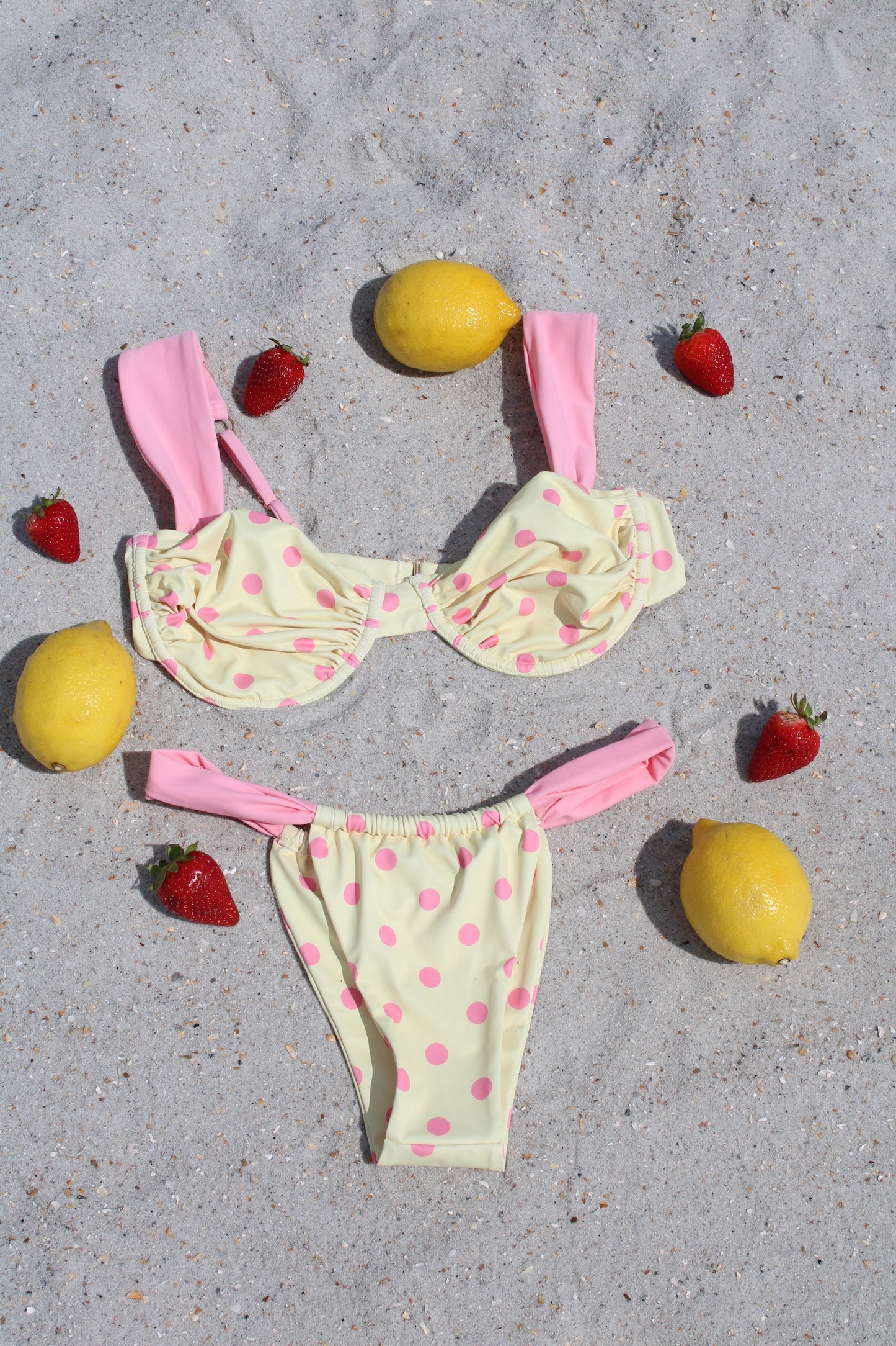 Strawberry Lemonade Bikini Bottom