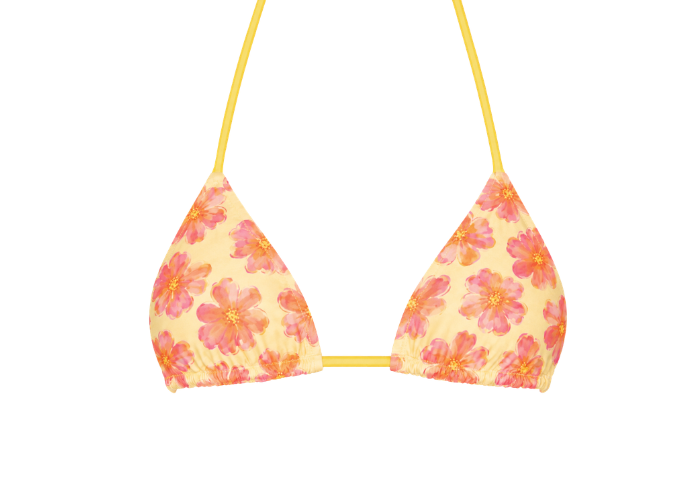 Apricot Bloom Triangle Top