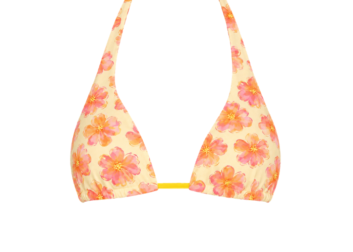 Apricot Bloom Halter Top