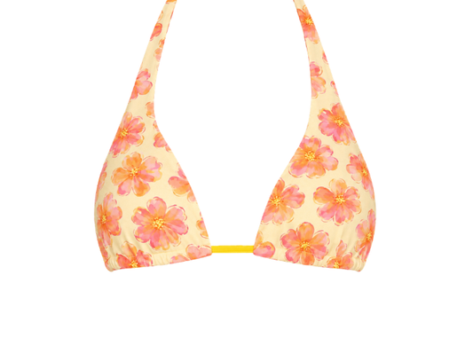 Apricot Bloom Halter Top
